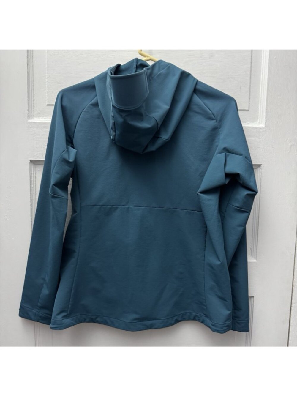 Kirkland Signature Women’s Softshell Jacket Hooded Teal Full Zip Small - Picture 5 of 11